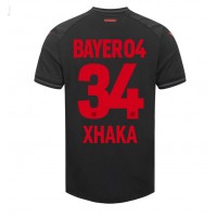 Stroje piłkarskie Bayer Leverkusen Granit Xhaka #34 Koszulka Podstawowej 2023-24 Krótki Rękaw